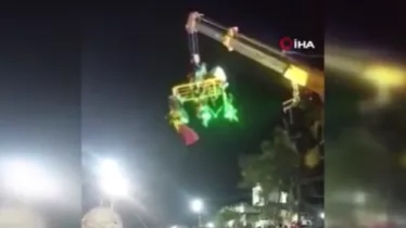 Hindistanda festival ərazisində kran aşıb: 4 ÖLÜ, 9 YARALI