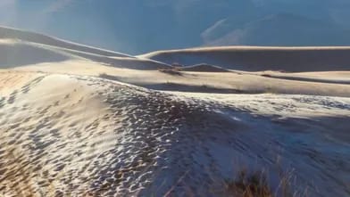 Əlcəzairdə səhraya qar yağdı