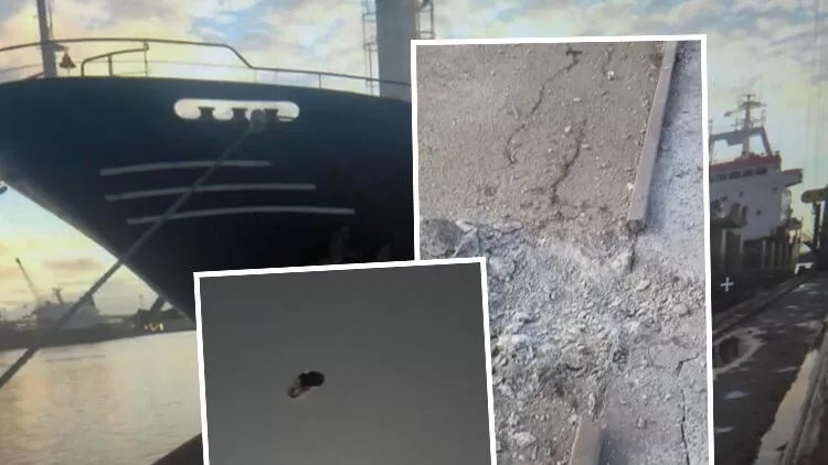 Ukraynanın Xerson limanında türk gəmiləri zədələnib