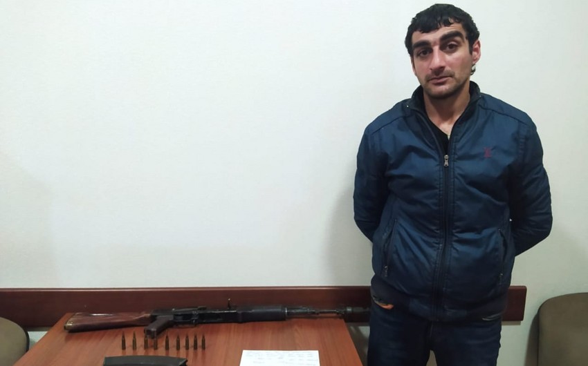 Yevlaxda odlu silah satmaqda şübhəli bilinən şəxs saxlanılıb