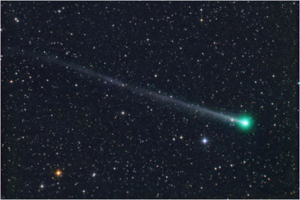 50 min il sonra yaşıl kometa Yerə yaxınlaşır