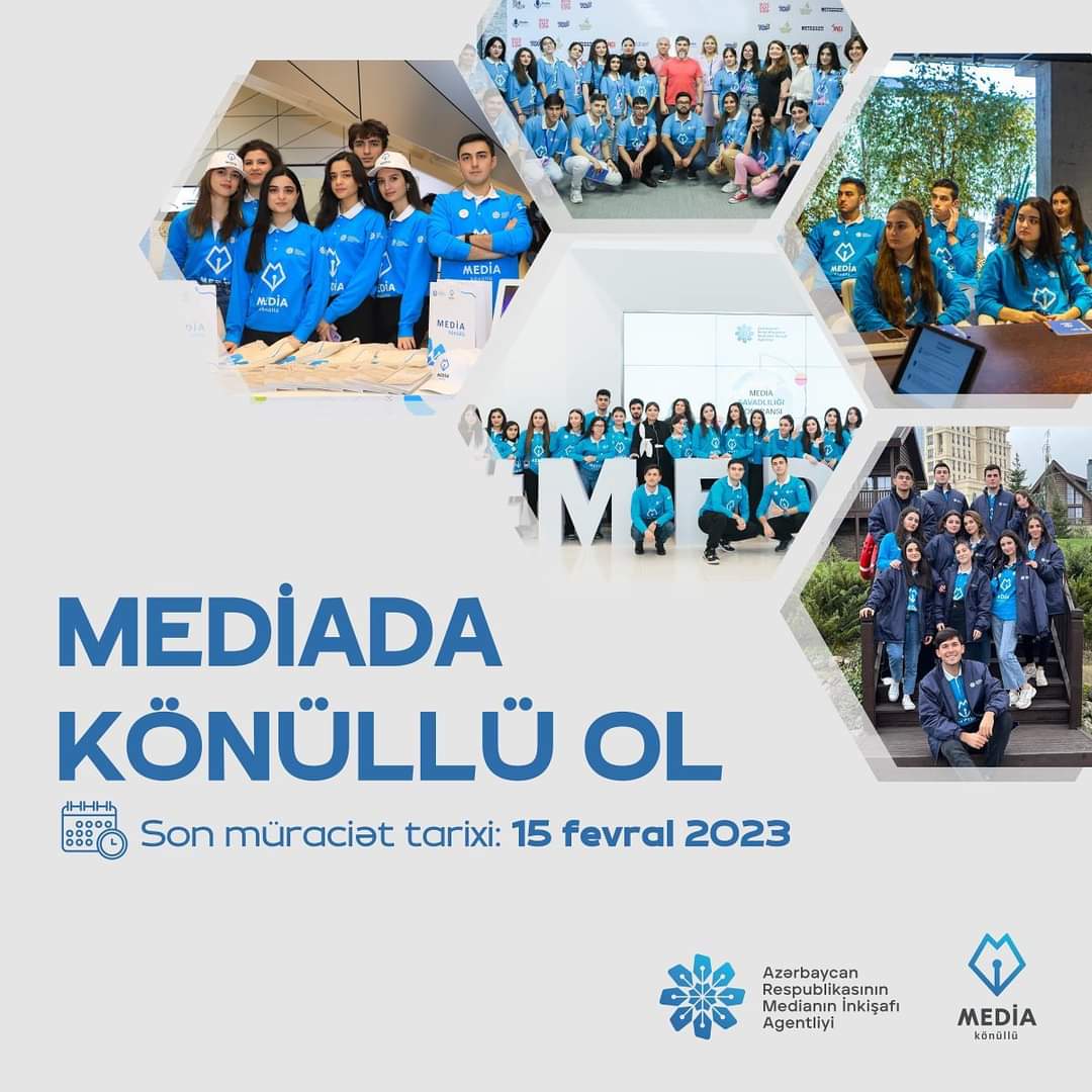 “MEDİA könüllüləri” Proqramına yenidən qeydiyyat başladı
