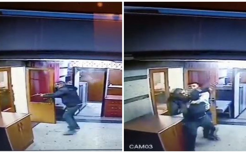 Azərbaycanın İrandakı səfirliyinə silahlı hücumun anbaan görüntüləri yayılıb - VİDEO