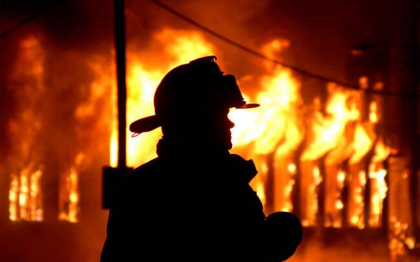 Bakıda evdə yanğın olub