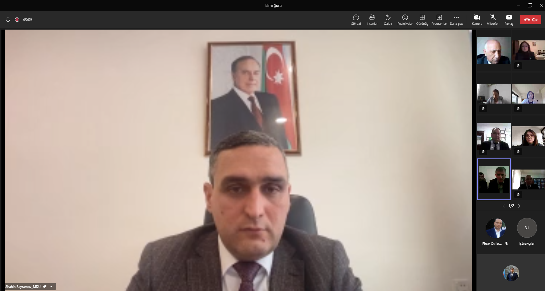 MDU Elmi Şurasının növbəti iclası keçirilib