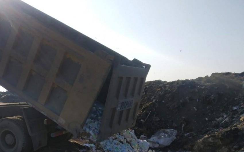 İstehlaka yararsız 10 ton süd məhsulu məhv edilib