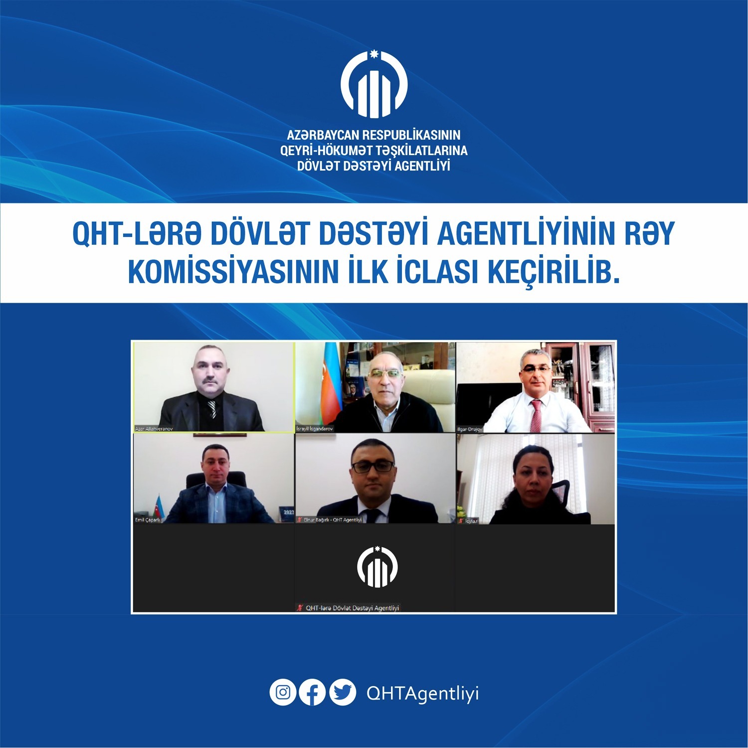 QHT-lərə Dövlət Dəstəyi Agentliyinin Rəy Komissiyasının ilk iclası keçirilib