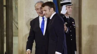 Netanyahu və Makron Parisdə görüşüblər