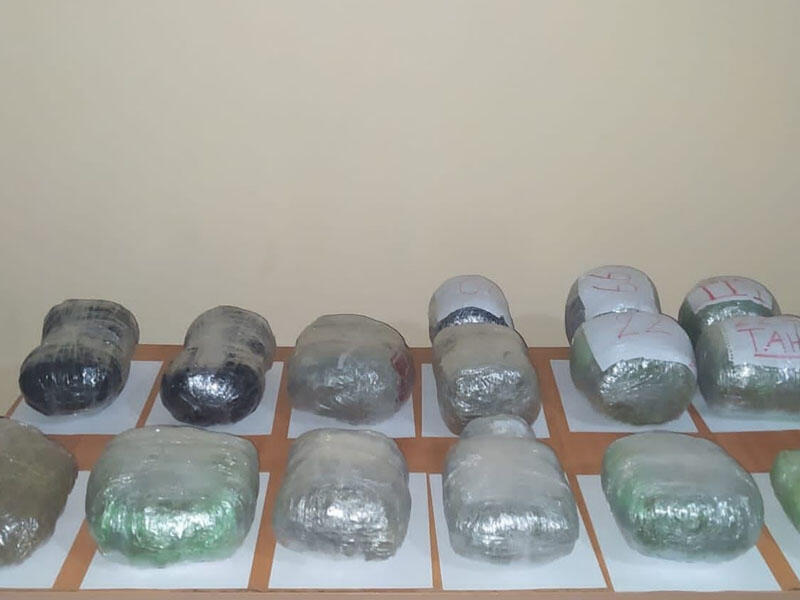 İrandan Azərbaycan narkotik keçirilməsinin qarşısı alındı - FOTO