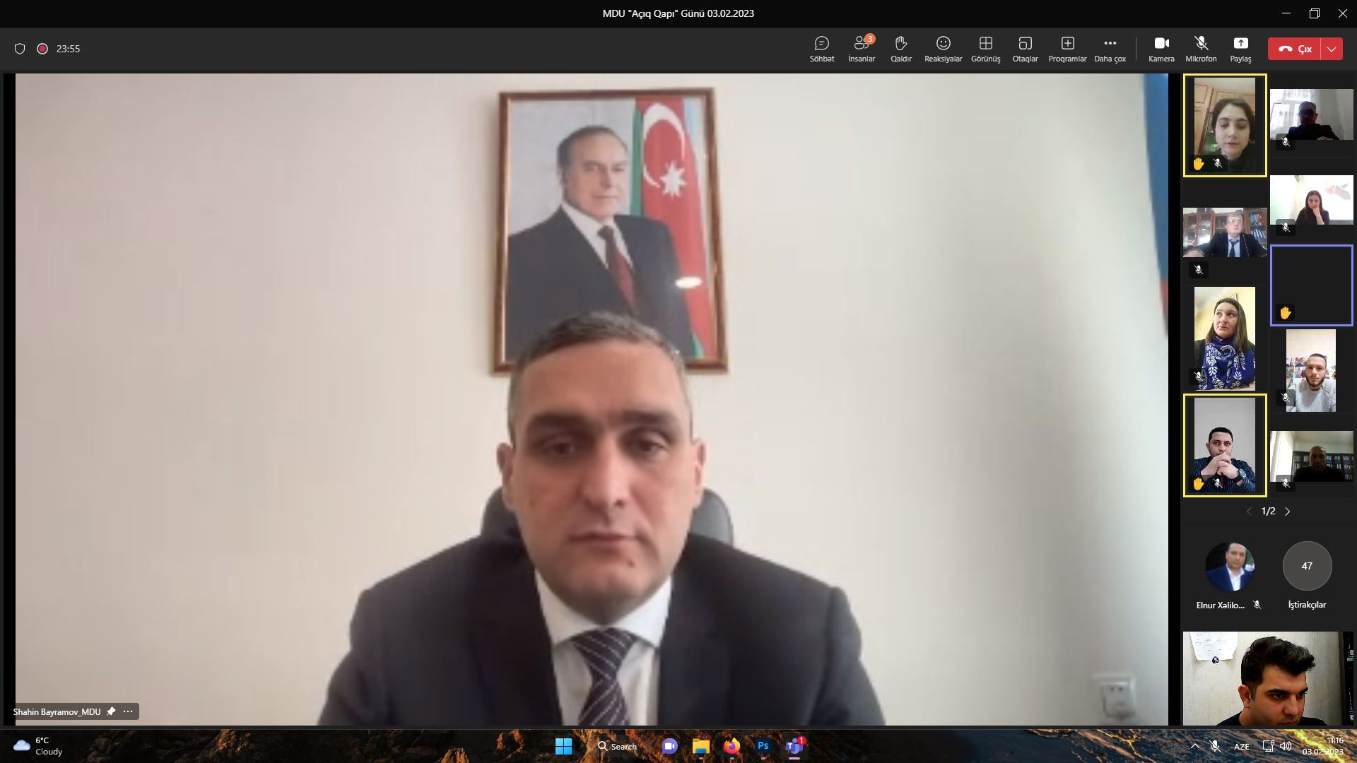 MDU-da növbəti “Açıq qapı” günü keçirilib