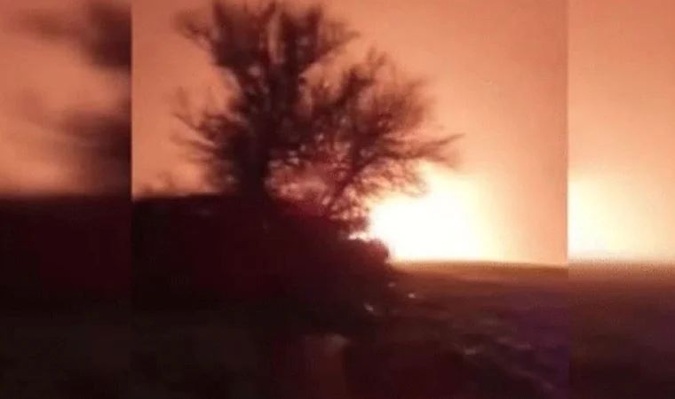 Hatayda baş verən zəlzələdən sonra təbii qaz boru xətti partlayıb