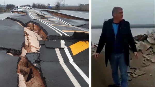 SON DƏQİQƏ: Hatayda baş verən zəlzələdən sonra eniş zolağı və yol ayrılıb