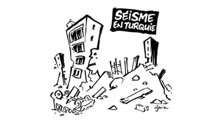 Charlie Hebdo Türkiyədə baş verən zəlzələni məsxərəyə qoyub