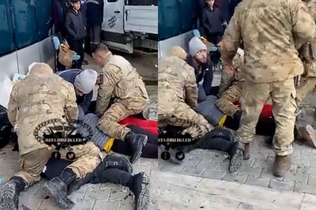 Türk ordusu işə qarışdı: Zəlzələ bölgəsinə yardım daşıyan yük maşınlarını qarət edən dəstə saxlanıldı - VİDEO