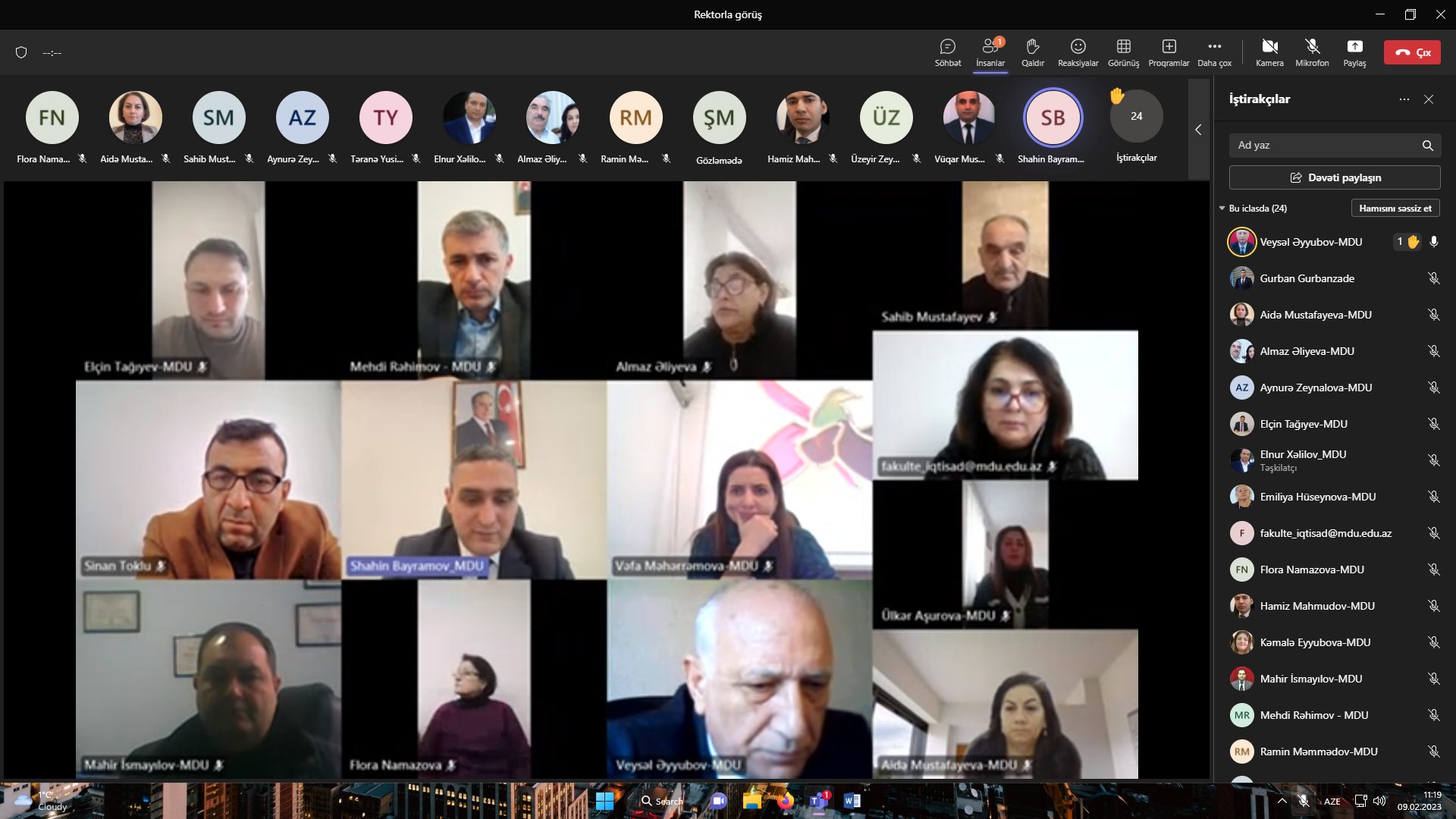 Qardaş Türkiyəyə dəstək ölkənin təhsil ictimaiyyətinin də diqqət mərkəzindədir