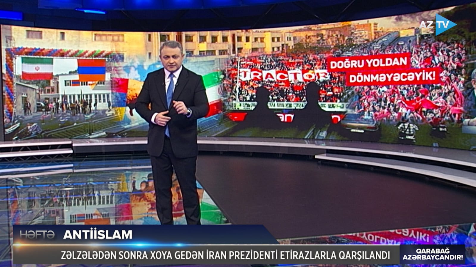 AzTv İranı sərt tənqid etdi: FAKTLAR DANIŞIR (VİDEOSUJET)