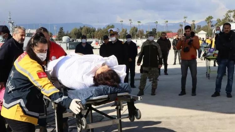 Zəlzələ bölgəsindən Mersinə 14 min 735 yaralı gəldi