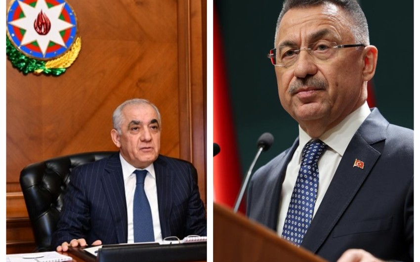 Əli Əsədov Türkiyənin vitse-prezidenti ilə telefonla danışıb