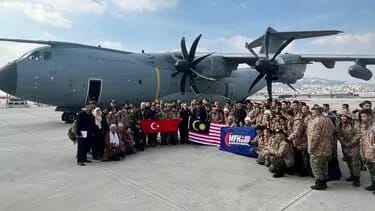 Malayziya komandası 140 nəfərlə kömək edir