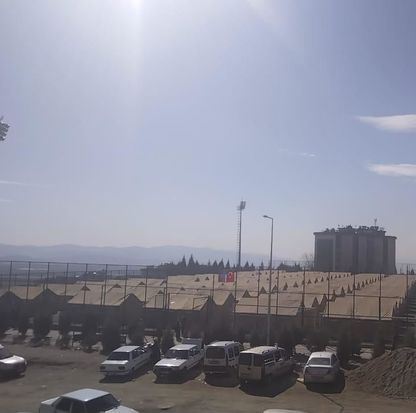 Azərbaycanın xilasediciləri Kahramanmaraşda zərərçəkmişlərə çadır şəhərciyi qurublar - FOTO