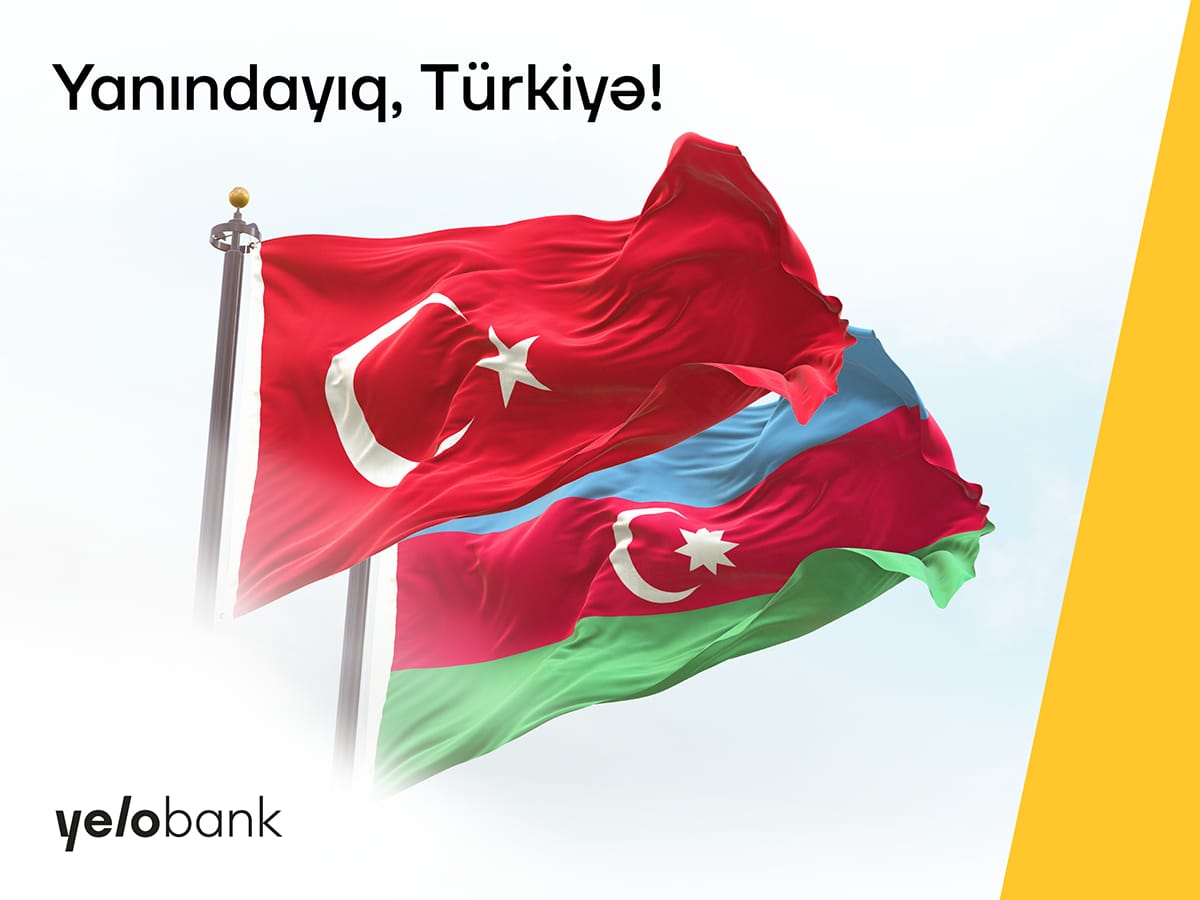 Yelo Bank Türkiyəyə ianə etdi