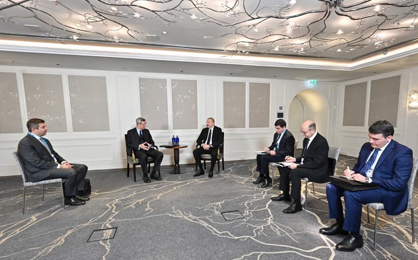 İlham Əliyev azad olunmuş ərazilərdə bərpa işlərində alman şirkətlərinin təmsilçiliyi üçün geniş imkanların olduğunu bildirib