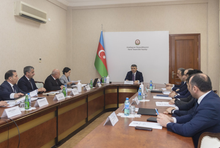 Kənd Təsərrüfatı Nazirliyində kollegiya iclası keçirilib