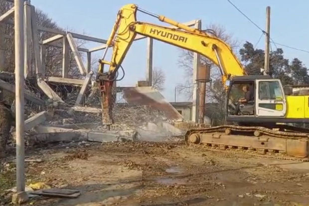 Masallıda qanunsuz tikintinin qarşısı alındı - FOTO/VİDEO