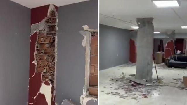 Yaşadığı binanın bünövrəsini yoxlayan zaman gördüklərindən şoka düşdü - VİDEO