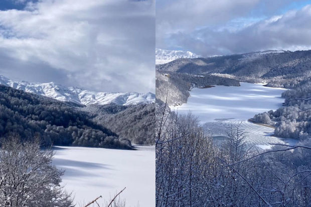 Göygöl və Maralgöl dondu - FOTO/VİDEO