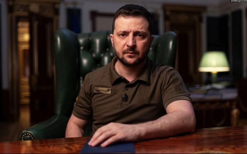 Zelenski: “Prezident İlham Əliyev dövlət sərhədlərinə hörmət edilməsinin tərəfdarıdır”