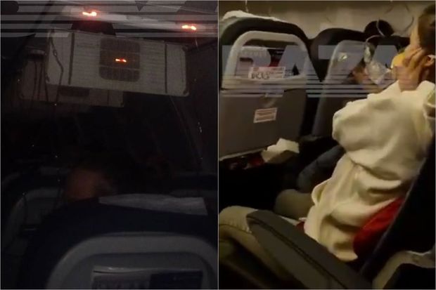 Rusiyanın 11 min metr yüksəklikdə olan təyyarəsində sərnişinlər oksigensiz qaldılar - FOTO/VİDEO