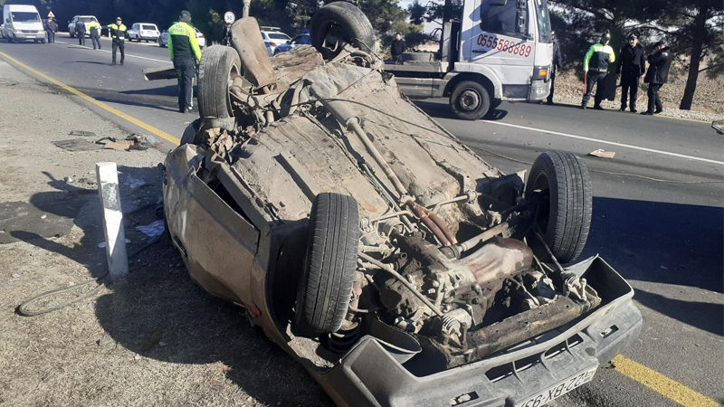 Azərbaycanda ağır yol qəzası: Ölənlər var - ADLAR