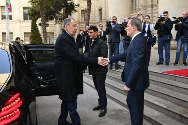 Bakıda Azərbaycan və Rusiya xarici işlər nazirlərinin geniş tərkibli görüşü keçirilir - YENİLƏNİB + FOTO