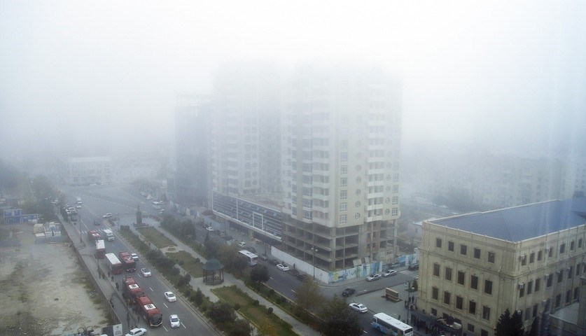 Bakıda və Abşeronda dumanlı hava şəraiti martın 2-dək davam edəcək
