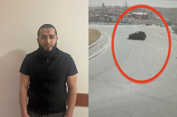 Şamaxıda avtoxuliqanlıq edən sürücü 15 sutka həbs olunub - VİDEO