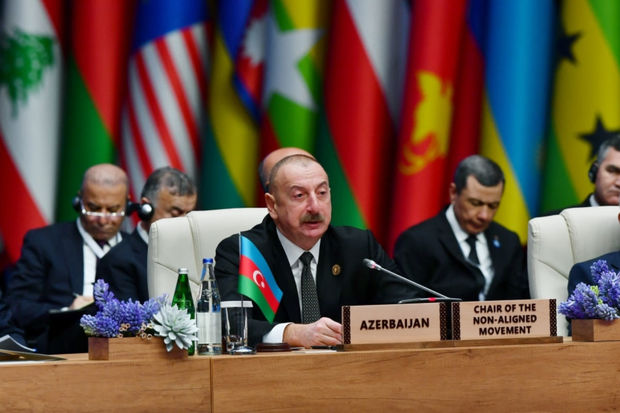 Qoşulmama Hərəkatının Bakıda keçirilən Sammitində Türkiyə və Suriyada zəlzələ qurbanlarının xatirəsi anılıb