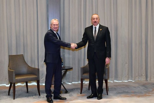 İlham Əliyev BMT Baş Assambleyasının 77-ci sessiyasının prezidentini qəbul edib - FOTO