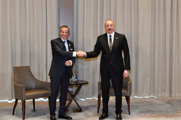 İlham Əliyev Atom Enerjisi üzrə Beynəlxalq Agentliyin Baş direktorunu qəbul edib - FOTO