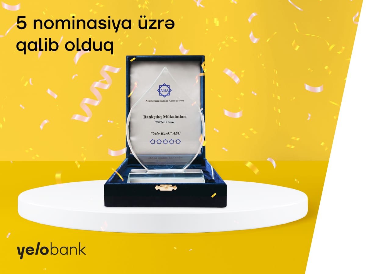Yelo Bank 5 mükafata layiq görüldü
