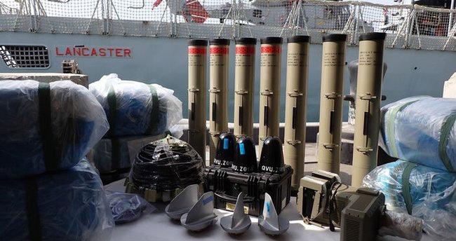 Britaniya Hərbi Dəniz Qüvvələri İranın göndərdiyi tank əleyhinə raketləri ələ keçirib