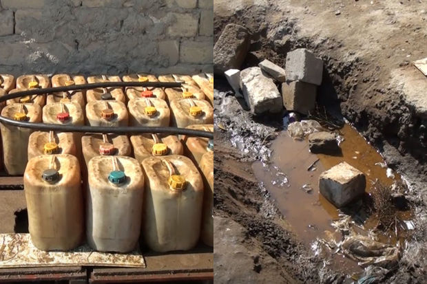 Bakıda neft məhsullarının qanunsuz satışının qarşısı alındı - FOTO/VİDEO