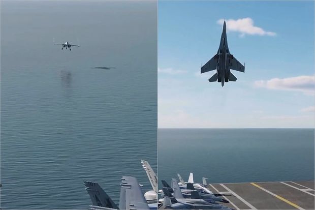 Su-27 pilotundan inanılmaz performans - VİDEO