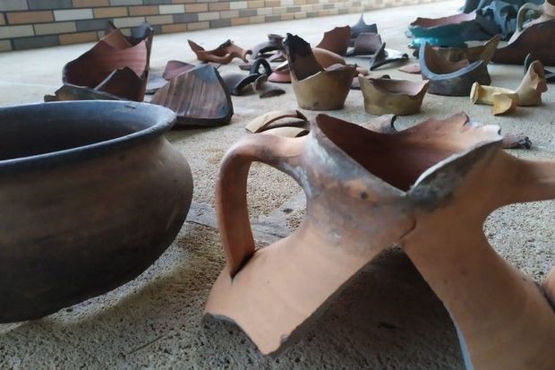 Kür çayının yatağında orta əsrlərə aid maddi-mədəniyyət nümunələri tapılıb - FOTO