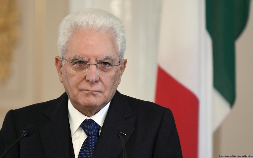 İtaliya Prezidenti X Qlobal Bakı Forumunun iştirakçılarına müraciət ünvanlayıb