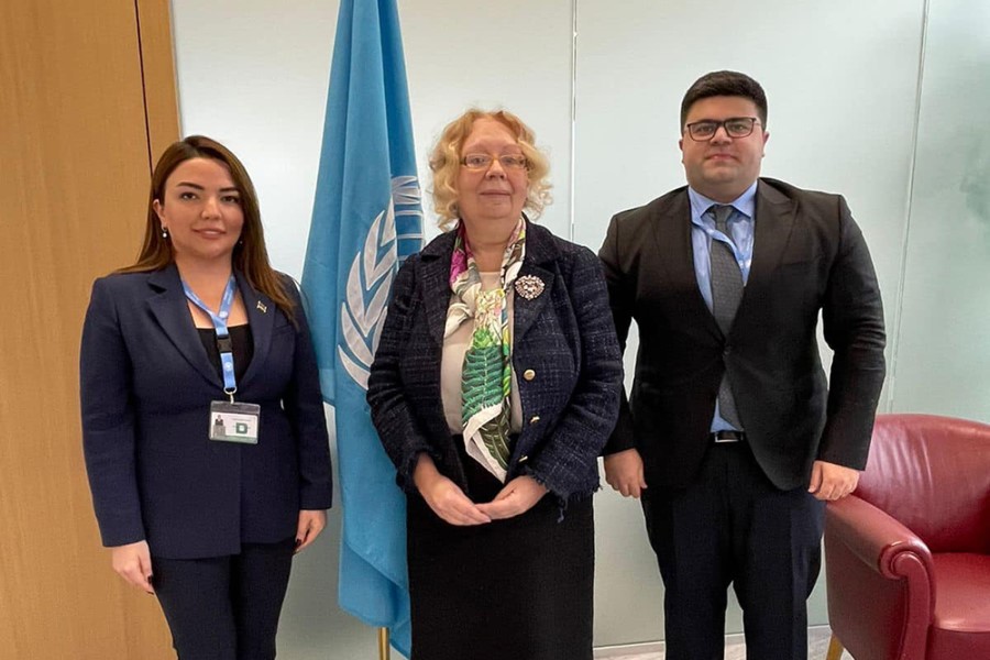 QHT Agentliyin nümayəndə heyəti BMT-nin Cenevrədəki bölməsinin baş direktoru ilə görüşüb - FOTO