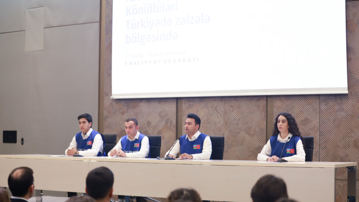 AZƏRBAYCAN KÖNÜLLÜLƏRİNİN TÜRKİYƏDƏKİ FƏALİYYƏTİNİN YEKUNLAŞMASI İLƏ BAĞLI MƏTBUAT KONFRANSI KEÇİRİLİB