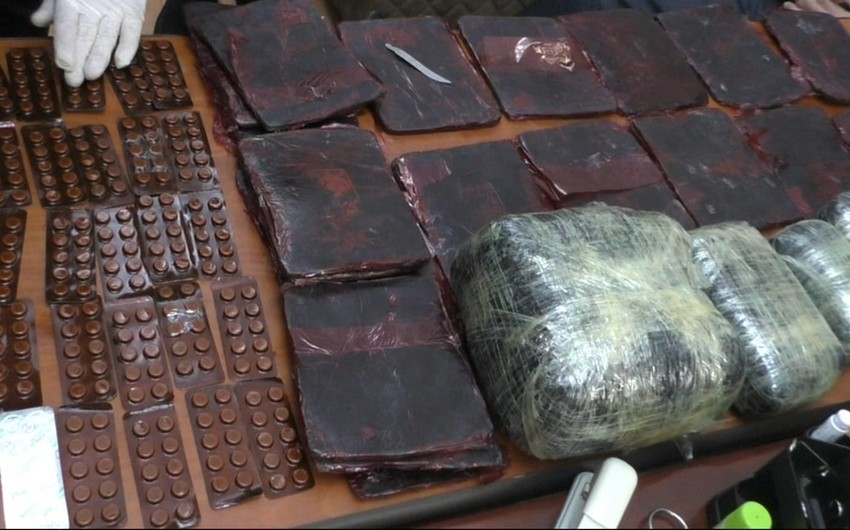 Bakı sakinləri Cəlilabadda külli miqdarda narkotiklə tutulublar - FOTO