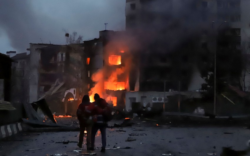 Melitopolda partlayış baş verib