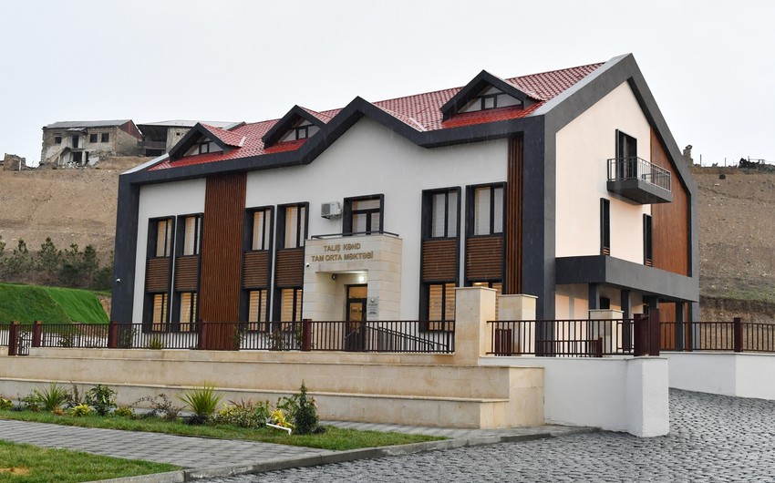 Talış kəndindəki tam orta məktəbdə ilk zəng çalınıb, uşaq bağçasında tədrisə başlanılıb